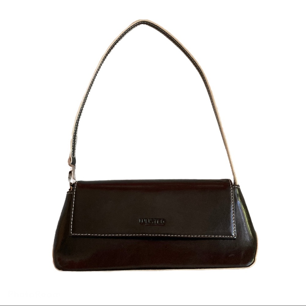 Black Leather Mini Bag